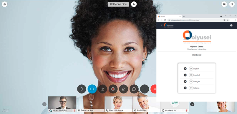 Webapp Olyusei: Traducción simultánea sin instalaciones, desde cualquier navegador